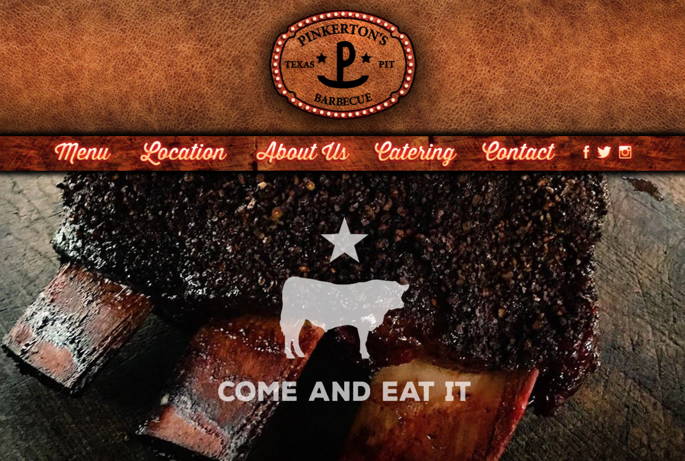 Pinkerton’s Barbecue Website Launches Image